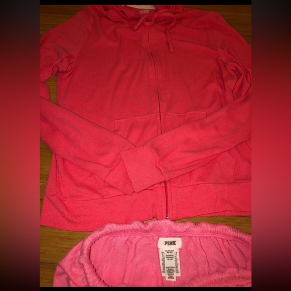 Victoria’s Secret pink xs hoodie and pants set; mismatch colors! - Picture 7 of 10